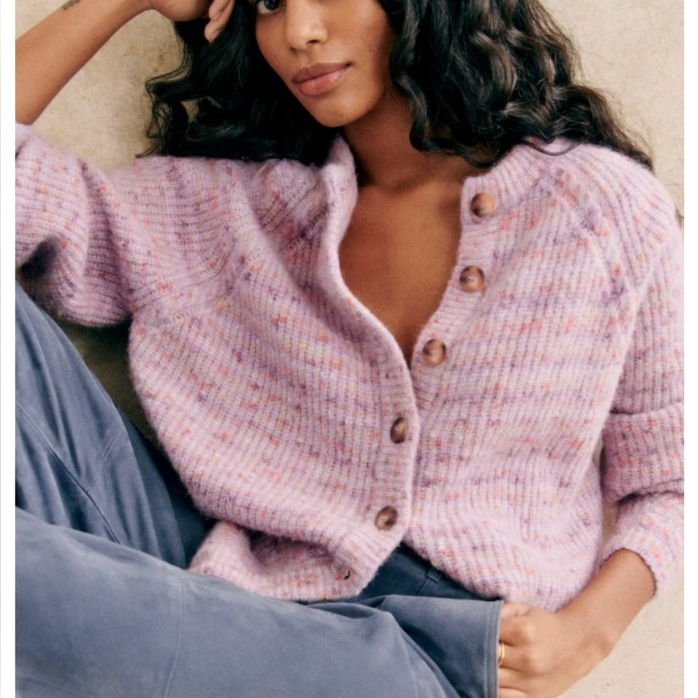 Sezane Othello Cardigan Multicoloured - Size XL. NWT